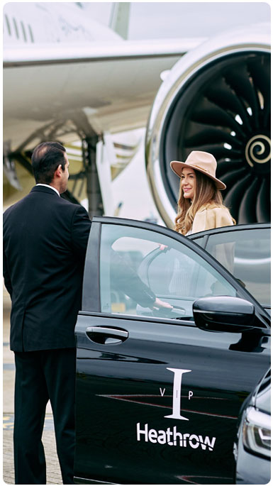 VIP airport chauffeur reception arranged for an executive traveller